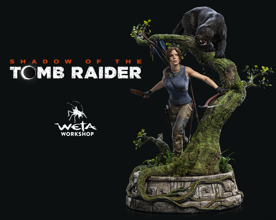 Shadow of the Tomb Raider statue preview